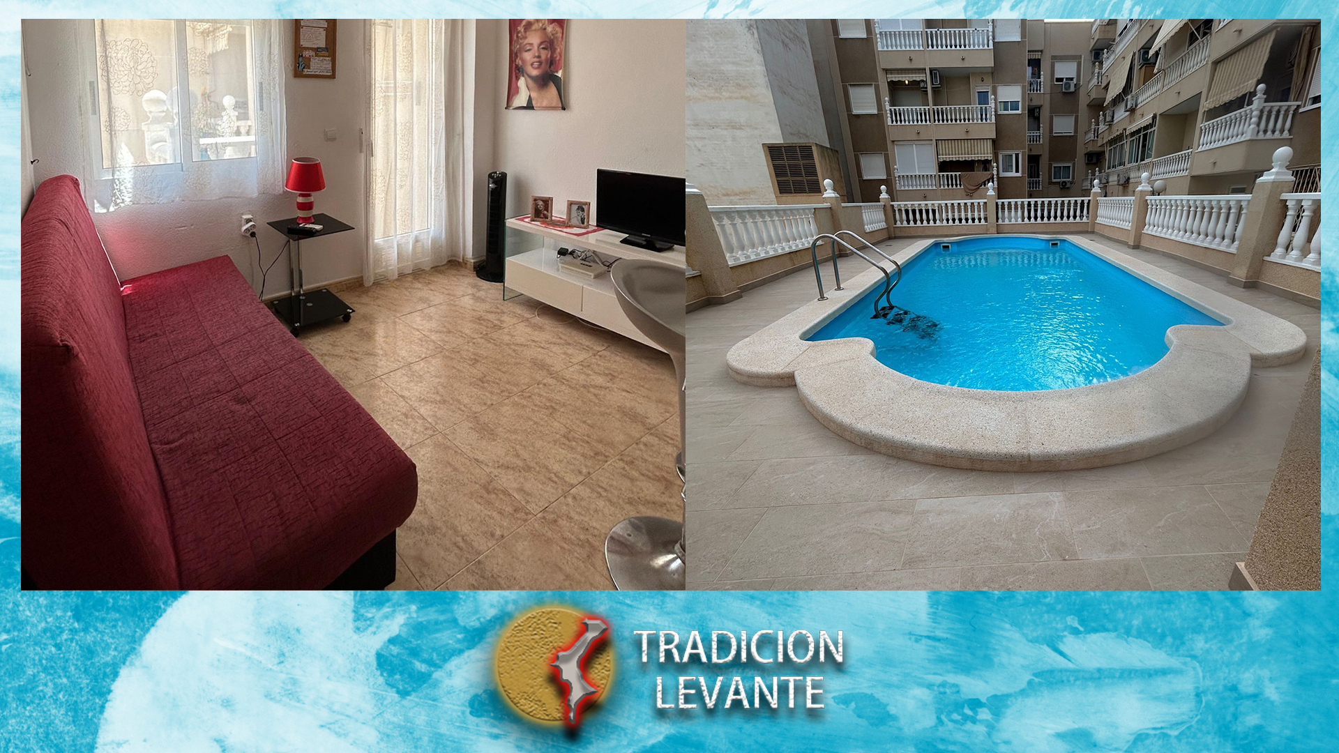 Portada Piso 1 Dormitorio en Piscinas Naturales Torrevieja